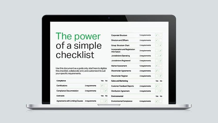 The power of a simple checklist