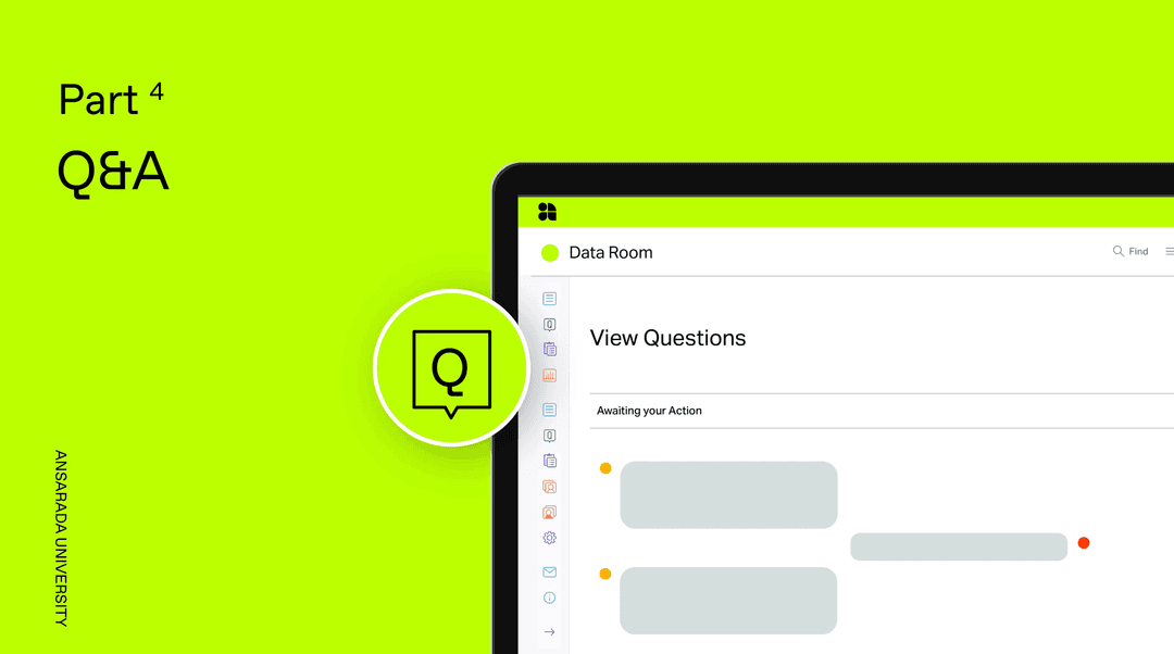 Virtual Data Room Training - Q&A