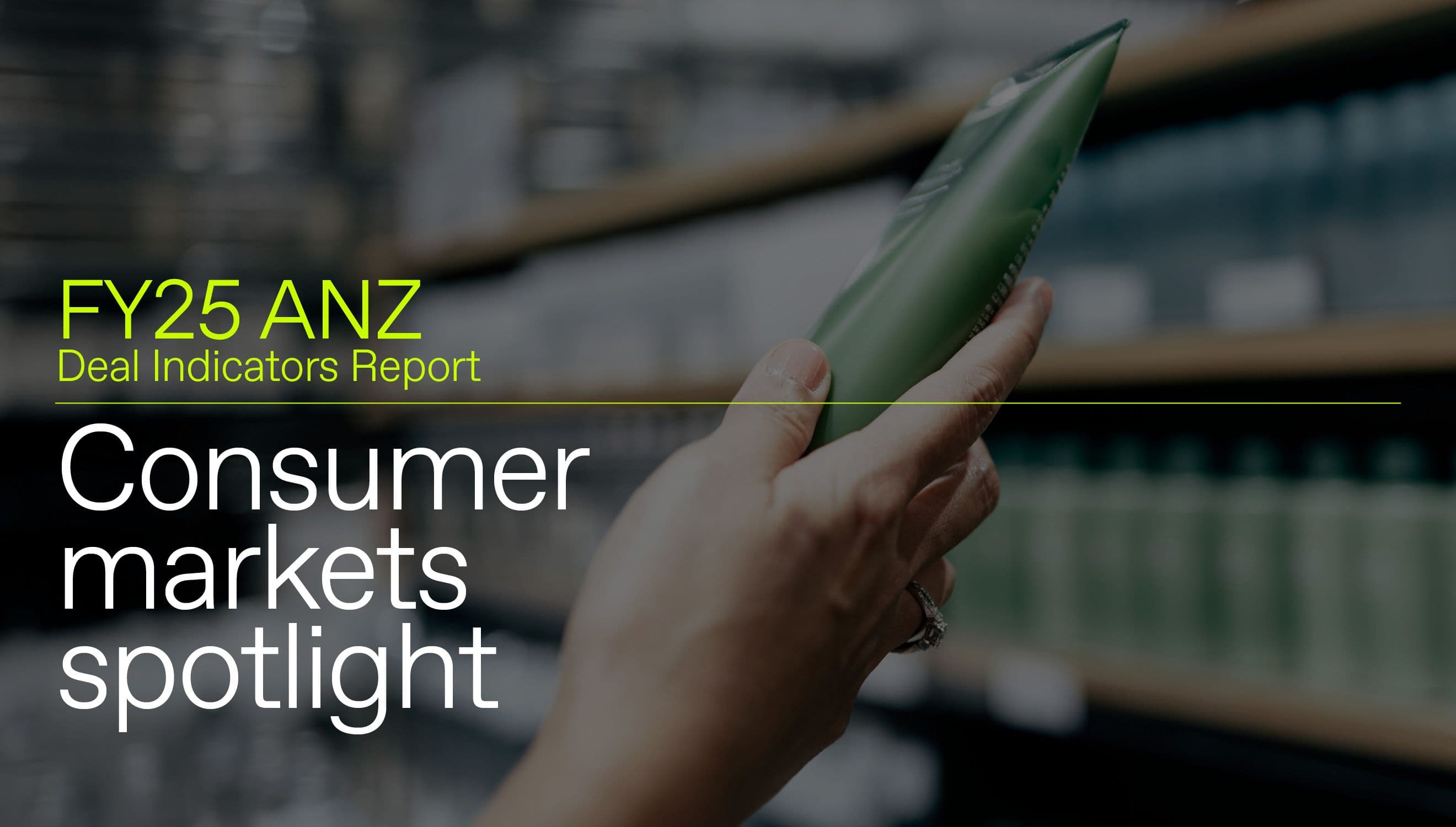 Consumers are back, getting behind quirky deals and driving M&A flow 