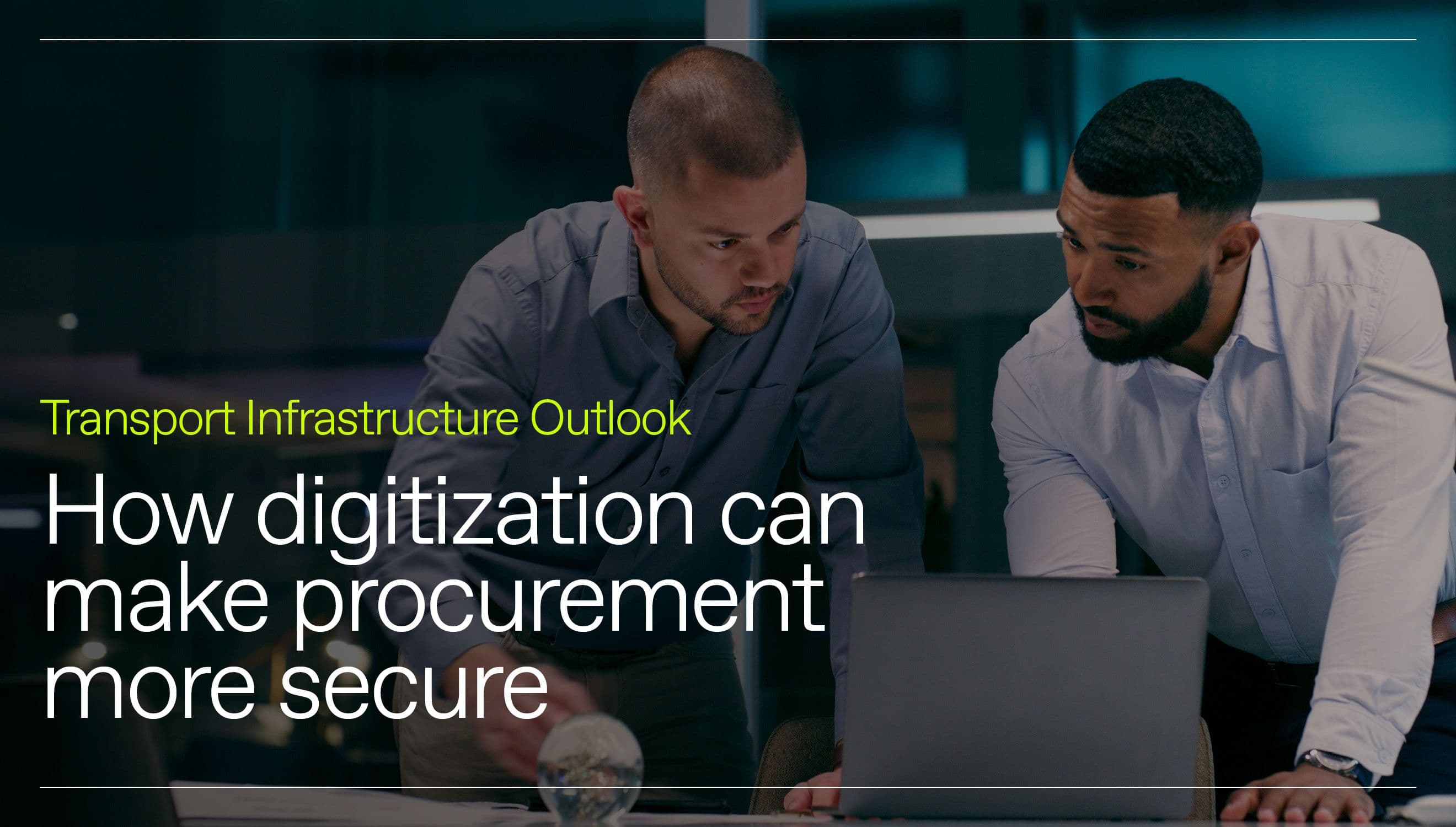 Tech makes transport infrastructure procurement more secure