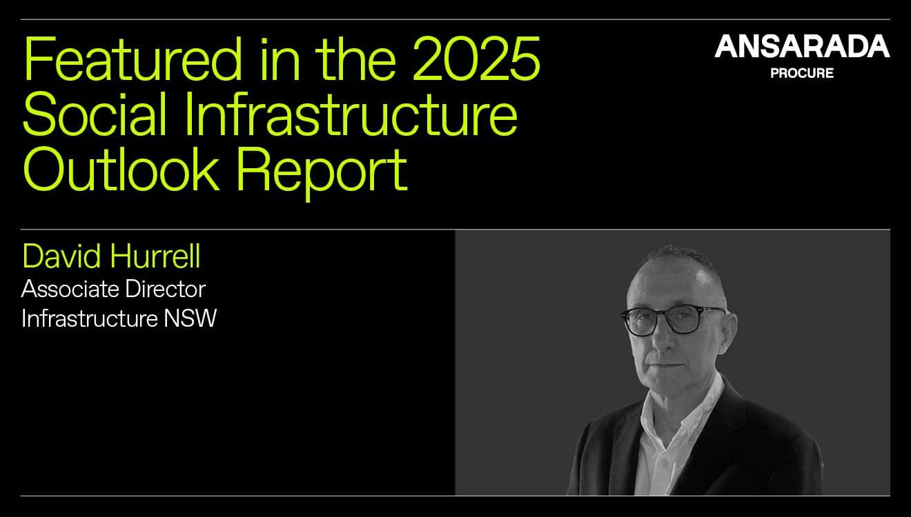 Infrastructure NSW's David Hurrell believes digital tools deliver for social infrastructure